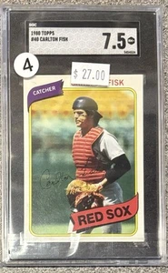 1980 Topps Carlton Fisk #40 HOF Legend Graded SGC 7.5 Red Sox White Sox - Bild 1 von 2