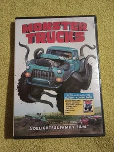MONSTER TRUCKS Widescreen Version DVD NEW Sealed 2017 Release - Picture 1 of 2