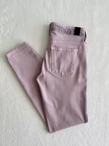 Pantalone donna Vince jeans skinny a righe viola chiaro 25 210€ - Foto 1 di 7