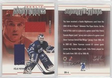 2002-03 ITG Be A Player Between the Pipes Felix Potvin Steve Yzerman #GN-4 HOF