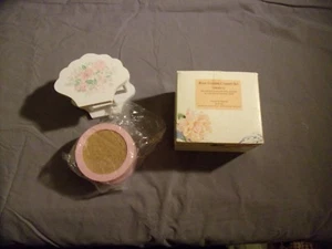 Boots Rose Garden Wood Collectible Coaster Set in Box Pink Floral Vintage 1980's - Picture 1 of 4