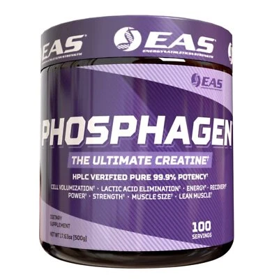 EAS Phosphagen Ultimate Creatine Powder | Power Strength Muscle Size & Cell V... - Image 1 of 4