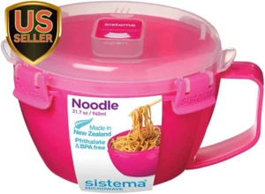 Microwave Noodle Bowl, 1 Cup , Assorted Colours. (Pack of 1) 940Ml - Picture 1 of 1