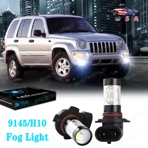 Kit de faros LED H10 9145 6000K bombilla antiniebla blanca para JEEP Liberty 2002-2013 - Imagen 1 de 11