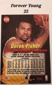 1996/97 Stadium Club MEMBERS ONLY Derek Fisher ROOKIE #R20 RARE🔥