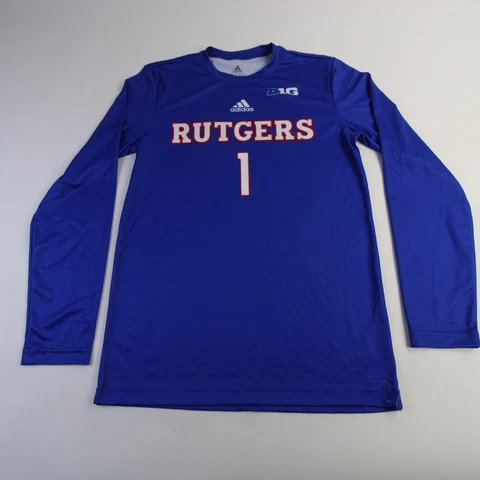 Rutgers Scarlet Knights adidas Practice Jersey - Soccer Men's Blue Used Cover