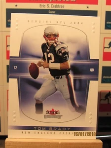 2004 Fleer Genuine #51 Tom Brady - Bild 1 von 2