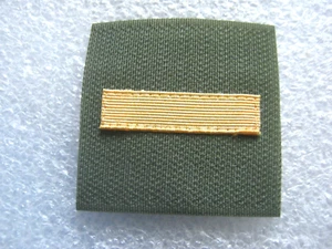 GALON DE POITRINE GRADE ASPIRANT S/LIEUTENANT LEGION ETRANGERE - ARMEE FRANCAISE - Foto 1 di 2