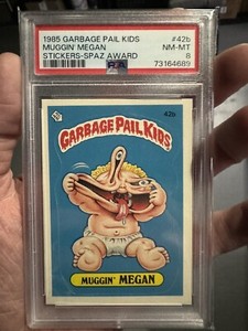 1985 Garbage Pail Kids Series 2 Muggin’ Megan PSA 8 NM Mint GPK 🔥🔥