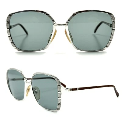 1980S VINTAGE HELENA RUBINSTEIN PARIS SUNGLASSES HR 2-09 SIZE 54-19 FRANCE MADE - Image 1 of 4