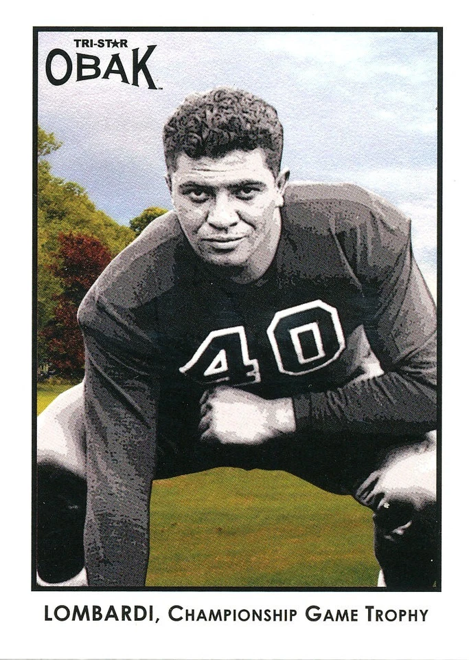 OBAK Vince Lombardi PACKERS REDSKINS HOF Fordham RAMS - Image 1 of 1