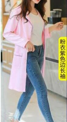 Women Nurse Dress Female Doctor Dress Beautician Lab  Long Coat  Work Clothes  - Image 1 of 4