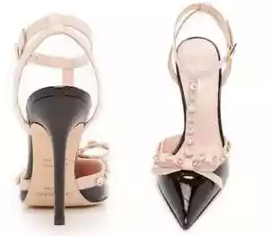 KATE SPADE NEW YORK LYDIA Jewel Pumps Black Size US 6 RRP$350 FLOOR MODEL - Picture 1 of 7