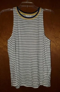 $188 Splendid x Gray Malin Under the Sun Tank Top AUTH *NWT* M Med Sunset Stripe - Picture 1 of 4