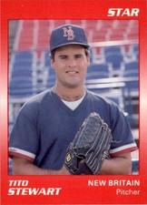 1989 Star #136 Tito Stewart New Britain Red Sox