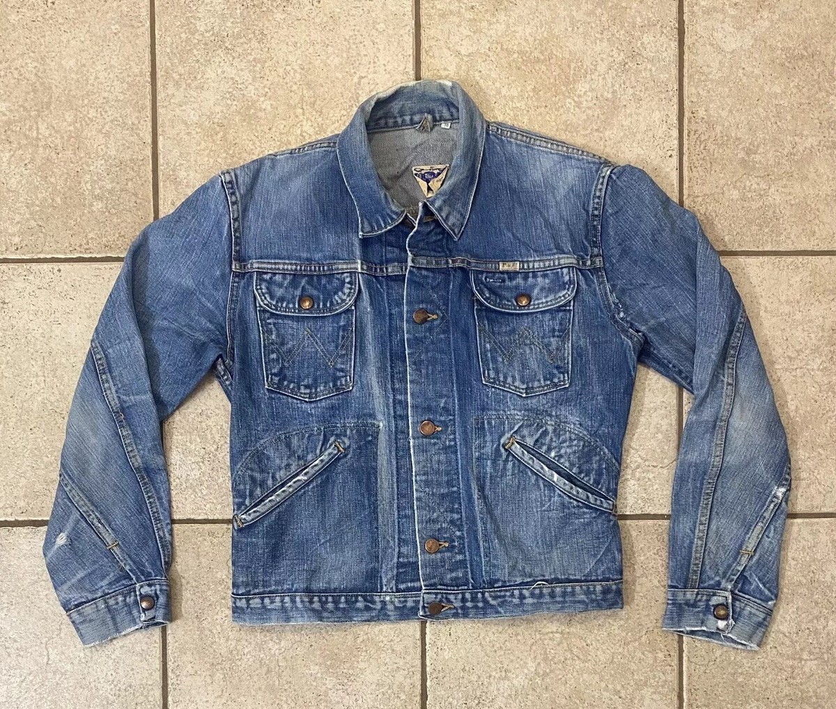 Wrangler Denim Blue Vintage Outerwear Coats & Jackets for Wrangler Denim Blue Vintage Outerwear Coats & Jackets for