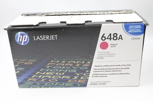 Cartucho de tóner láser magenta HP LASERJET 648A (CE263A) (CAJA ABIERTA) - Original - Imagen 1 de 7