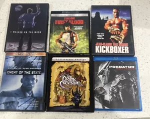 6 DVD Lot, Jean-Claude, Predator, Dark Crystal, Rambo, Enemy Of The State, - Picture 1 of 19