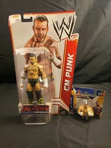 CM Punk Raw Supershow Basic 18 Superstar #34 Wrestling Figure 2010 Mattel WWE - Picture 1 of 8