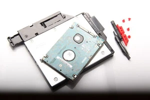 ST 120G SATA HDD + 2nd HDD Caddy For Panasonic Toughbook CF-31 CF-VDM311U DVD - Afbeelding 1 van 12