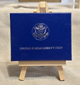 1986-D Statue of Liberty Half Dollar Coin Packaged by U.S. Mint in Box w/COA - Picture 1 of 8