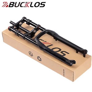 BUCKLOS TICE 26*4.0" Air Suspension Fork Fat Beach Snow Electric MTB Bike Forks - Picture 1 of 16