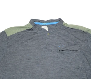 Kitsbow Shirt Mens Size -Large Blue Green 1/4 Snap Polo Outdoors Golfing Golf - Picture 1 of 7