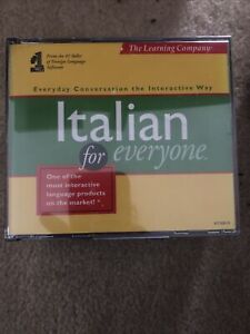 ITALIAN for Everyone CD-ROM Set by The Learning Company Learn To Speak
