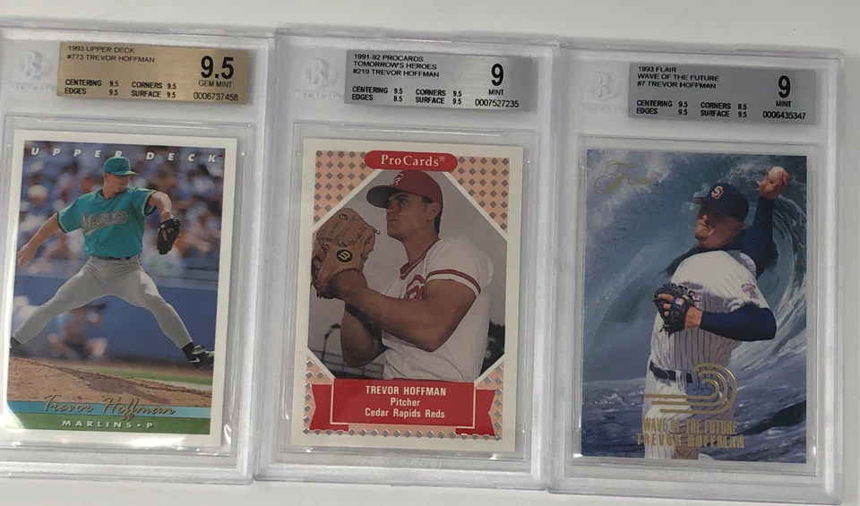 Trevor Hoffman 新秀 批量 1993 Upper Deck BGS 9.5,Flair Wave,91Procard Low Pop — 第 1/1 张图片