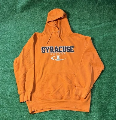 Vtg Syracuse Orange MV Sport Classic Fleece Hooded Sweatshirt Size Medium - Image 1 of 4