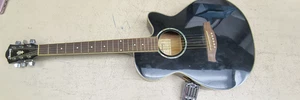 Ibanez AEG10E-BK-14-02 Rechtshand 6 Saiten Akustik Elektrisch Wie Ist - Bild 1 von 9