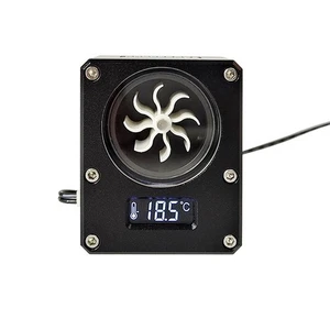 White/Black Water Flow Meter Indicator with Temperature Computer Cooling Tubes d - Zdjęcie 1 z 16