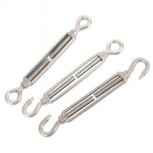 Spannschloss Edelstahl Stahl Drahtseil Seilspanne Spannschraube Haken Öse M4-M20 - Bild 1 von 77