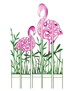 Farbige Metallplattenpfähle, Marienkäfer - Bild 1 von 12