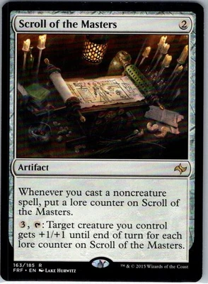 Scroll of the Masters - 163 - Fate Reforged - Magic MTG - NM - B3G1 - Image 1 of 2