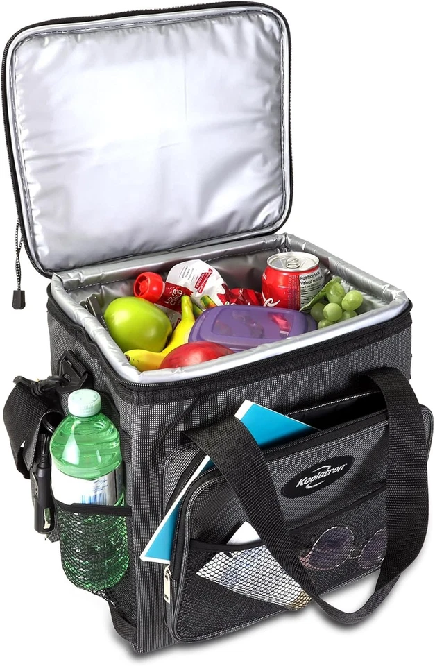 Koolatron Enchufe Refrigerador Portátil Eléctrico 12V Bolsa Coche 14 qt 13 L Negro/Gris Foto 1 de 1