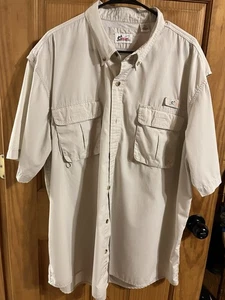 World Wide Sportsman Herren Gr. 2XL belüftetes Angelhemd Button Down beige - Bild 1 von 5