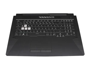 Asus TUF Gaming A17 FA706QR original Tastatur inkl. Topcase DE (deutsch) schwarz - Afbeelding 1 van 4