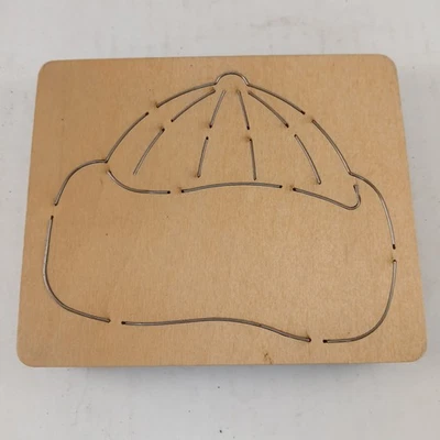 Sombrero para Nieve Ropa de Invierno Ellison Equipo Educativo Accucut Madera Troqueles 6"x5"  Foto 1 de 3