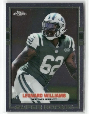2015 Topps Chrome - 1989 Super Rookies Leonard Williams #89-LW (RC) - Image 1 of 2