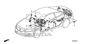 Genuine Honda Harness Instrument 32117-TE1-A40 - Bild 1 von 1