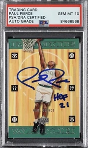 Paul Pierce Signed 1998-99 Upper Deck #321 RC Inscribed Rookie auto - Picture 1 of 2