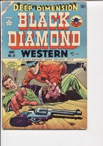 BLACK DIAMOND WESTERN 51 VG-FN 3-D EFFECT 1954 - Picture 1 of 2