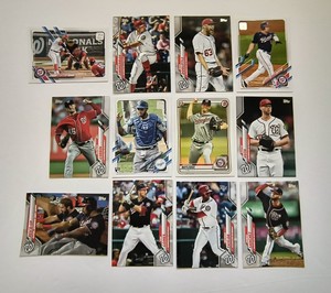 Nationals Lot Rookie Card Rc 2021 Topps Keibert Ruiz 256 Jackson Rutledge Rc