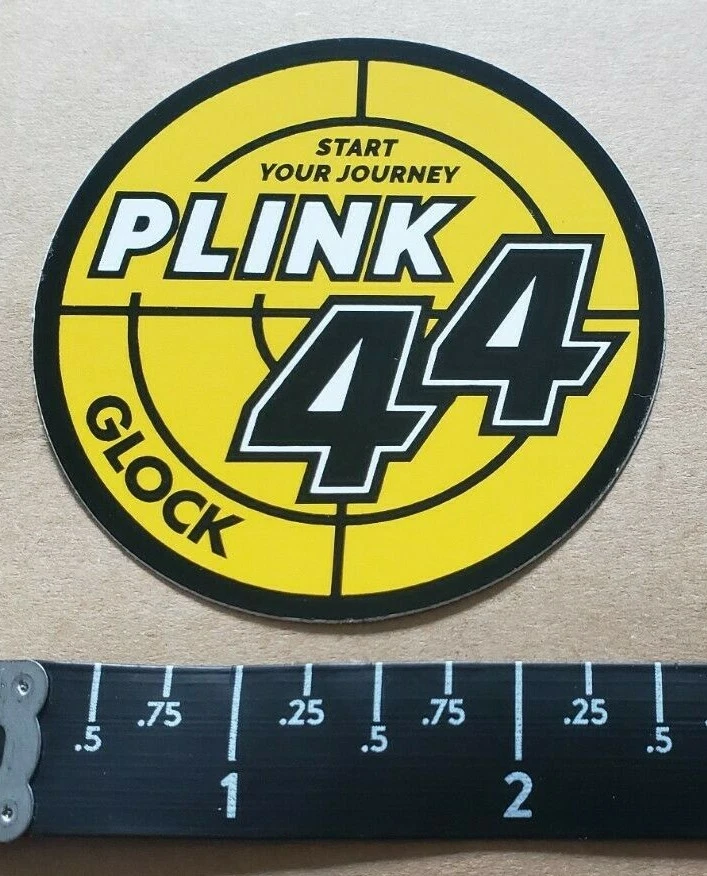 Glock Plink 44 .22lr G44 Vinyl Sticker Decal Shot Show OEM Original  - Image 1 of 1