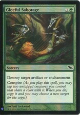 Magic The Gathering MTG Mystery Pack Foil Card Gleeful Sabotage
