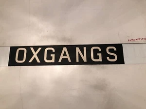 Edinburgh 212 Vintage Linen Destination Bus Blind 1975 29” - Oxgangs - Picture 1 of 5