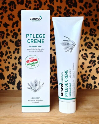 GEHWOL FUSSKRAFT® Pflege Creme 125 ml, hält Füße geruchlos (Grün)