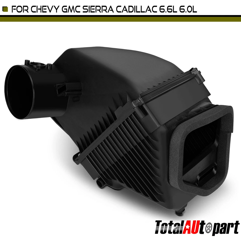 Carcasa de caja de filtro de filtro de filtro de aire del motor para Chevy Silverado 2500 HD GMC Cadillac Foto 1 de 4