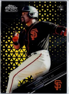 2020 Topps Chrome Black JAYLIN DAVIS Gold Refractor #’d /50 RC - Picture 1 of 2
